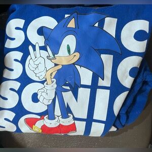 Blue Sonic the Hedgehog Graphic T-Shirt